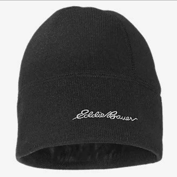 EDDIE BAUER RADIATOR FLEECE BEANIE UNISEX FITTED O/S Blk OR  Grey BNWT SO - Picture 1 of 15